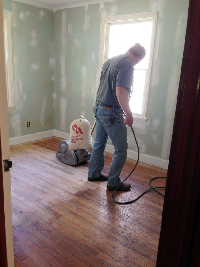 DIY Hardwood Flooring Refinishing
 Successful DIY Dusty carpet to beautiful hardwood floors