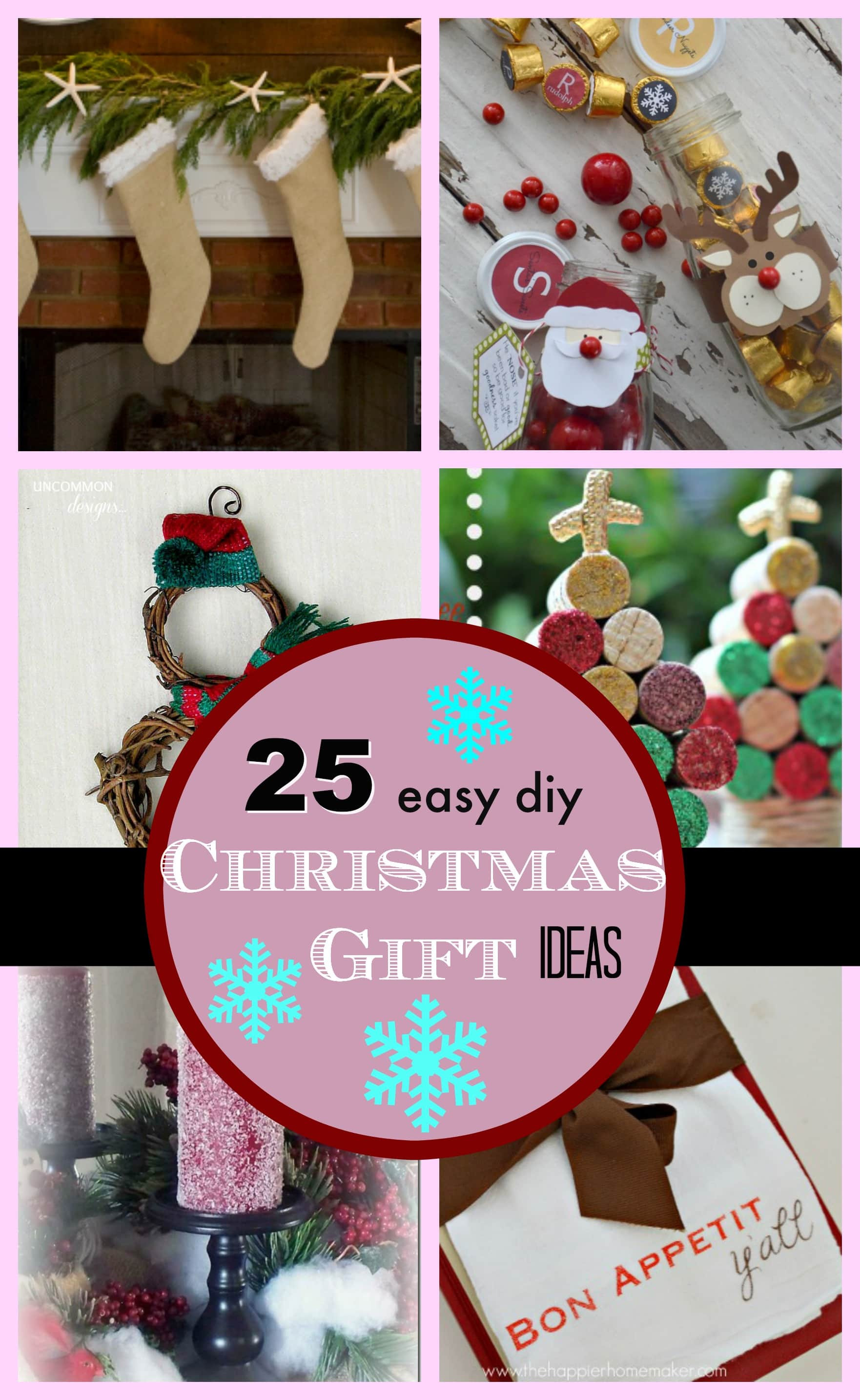 Diy Holiday Gift Ideas
 25 DIY Easy Christmas Gift Ideas PinkWhen
