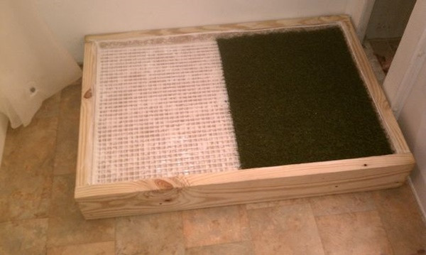 DIY Indoor Dog Potty
 20 Cheap and Indoor Dog Bathroom Area Ideas Tail and Fur