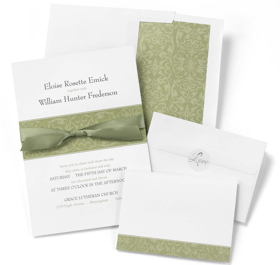 Best ideas about DIY Invitation Kits
. Save or Pin Olive Band DIY Wedding Invitation Kits Now.