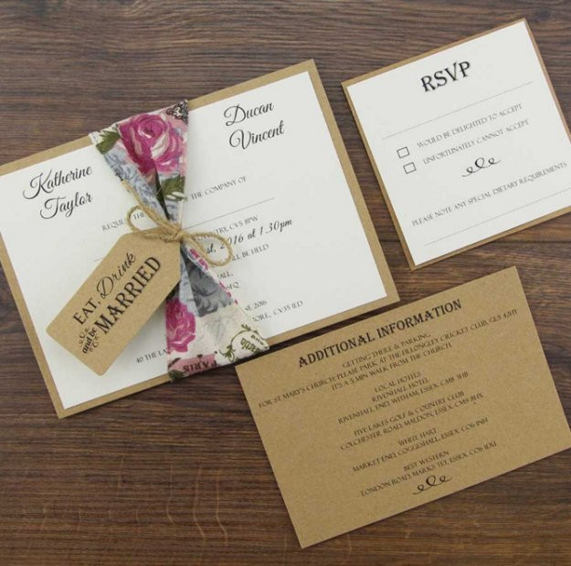 Best ideas about DIY Invitation Kits
. Save or Pin Custom Wedding Invitation Kits DIY Projects Craft Ideas Now.