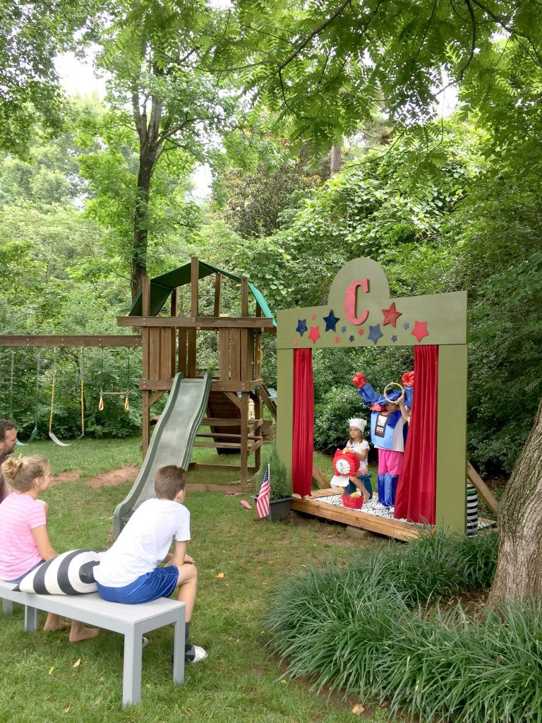 Best ideas about DIY Kids Backyard
. Save or Pin Our DIY Kids Backyard Theater Emily A Clark Now.