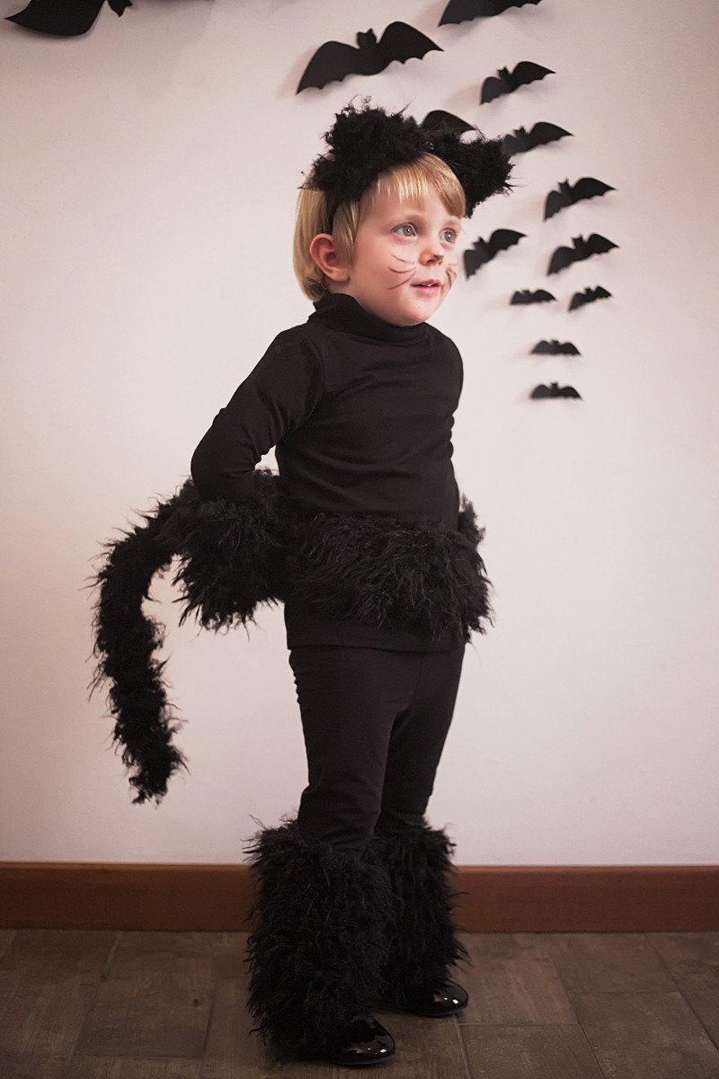 Best ideas about DIY Kids Cat Costume
. Save or Pin Halloween kids costumes black cat part I Fannice Kids Now.