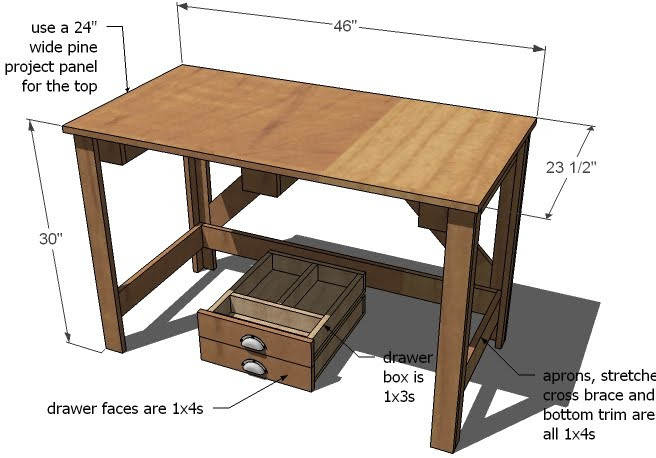 Best ideas about DIY Kids Desk Plans
. Save or Pin Ana White Now.