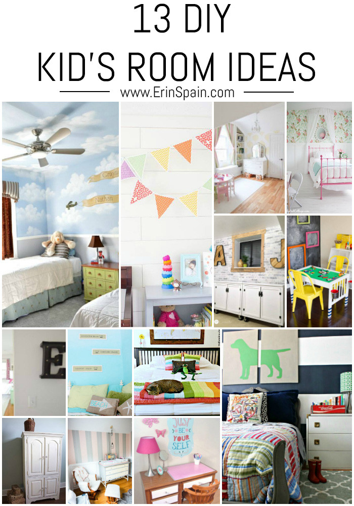 Best ideas about Diy Kids Room
. Save or Pin 13 DIY Kid s Room Ideas Erin Spain Now.