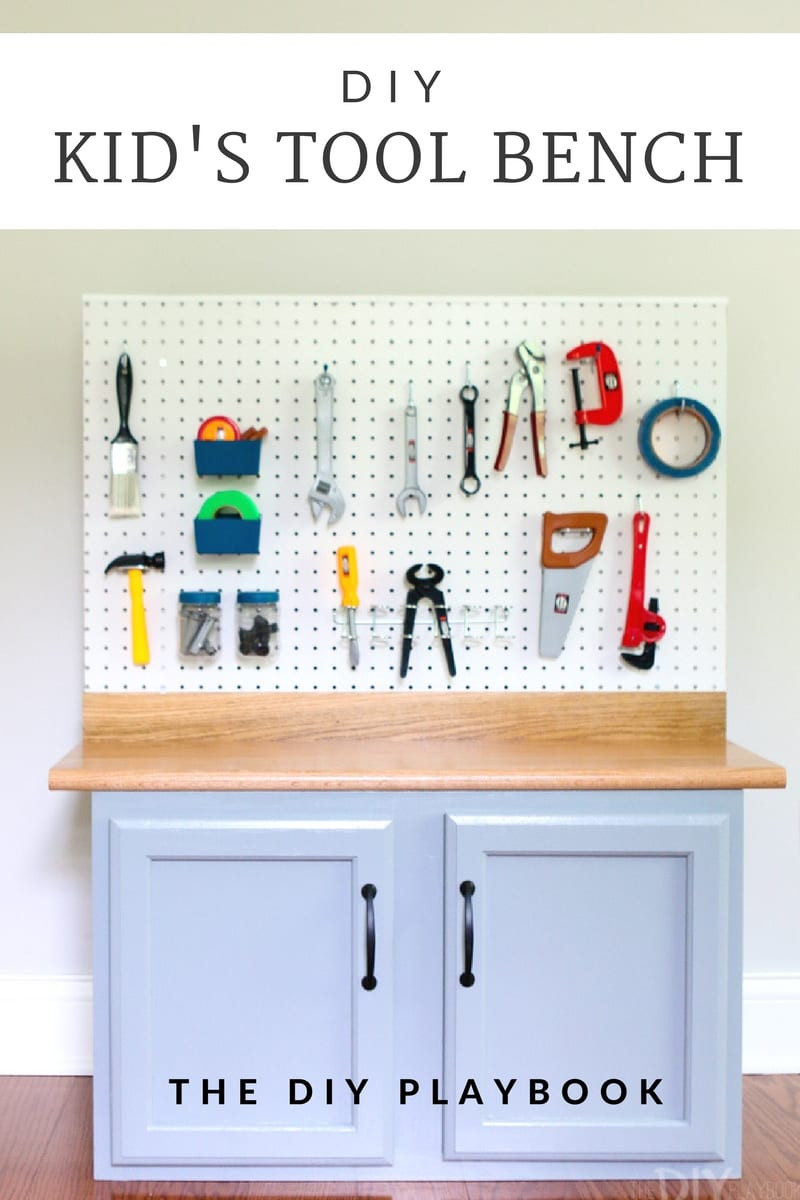DIY Kids Tool Bench
 Step by Step Tutorial For Creating a DIY Kid s Tool Bench