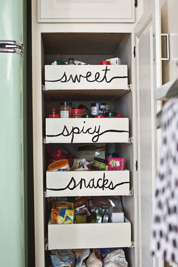 Best ideas about DIY Kitchen Organization Ideas
. Save or Pin 10 DIY Kitchens Organization Now.