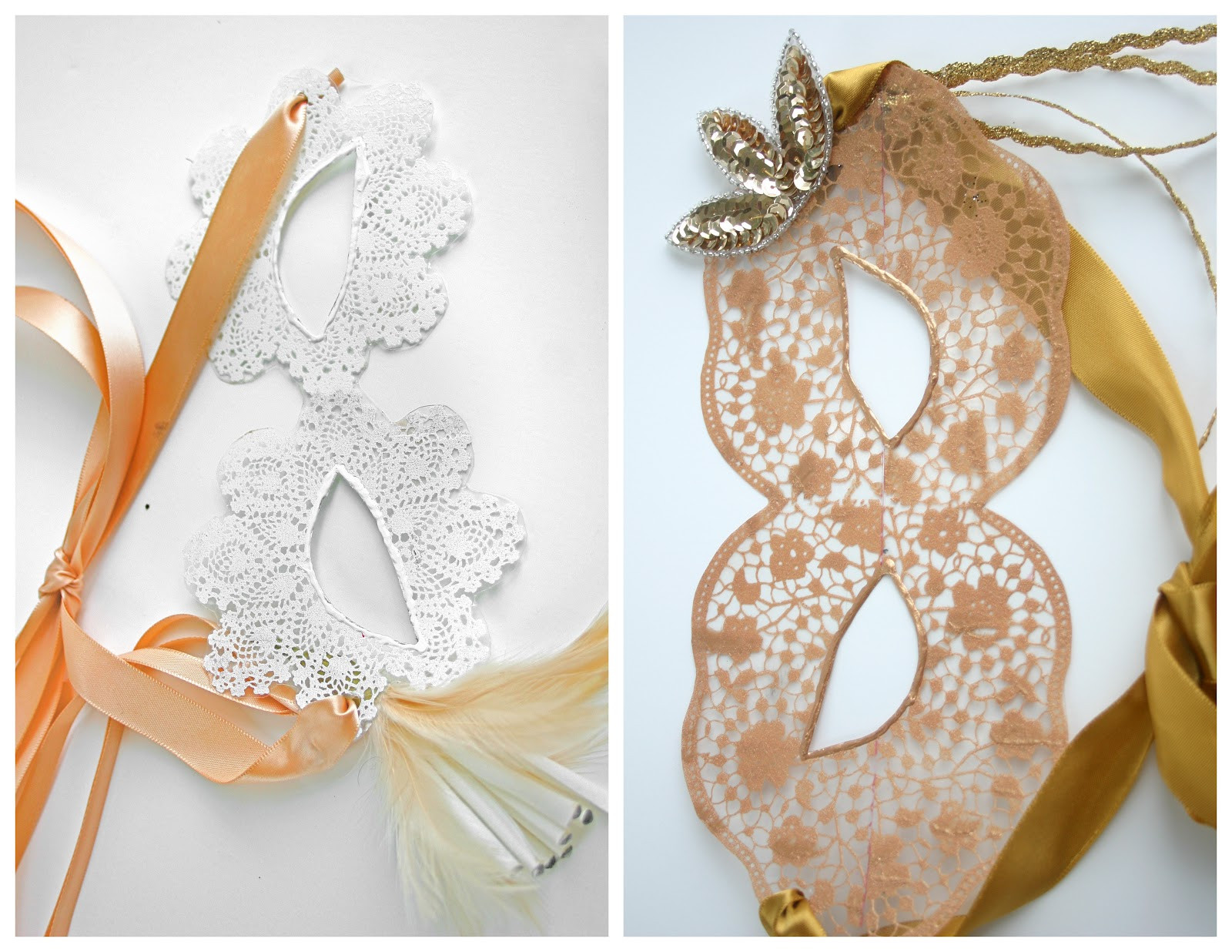 Best ideas about DIY Lace Masquerade Mask
. Save or Pin Grosgrain DIY Paintable Faux Lace Masquerade Masks Now.