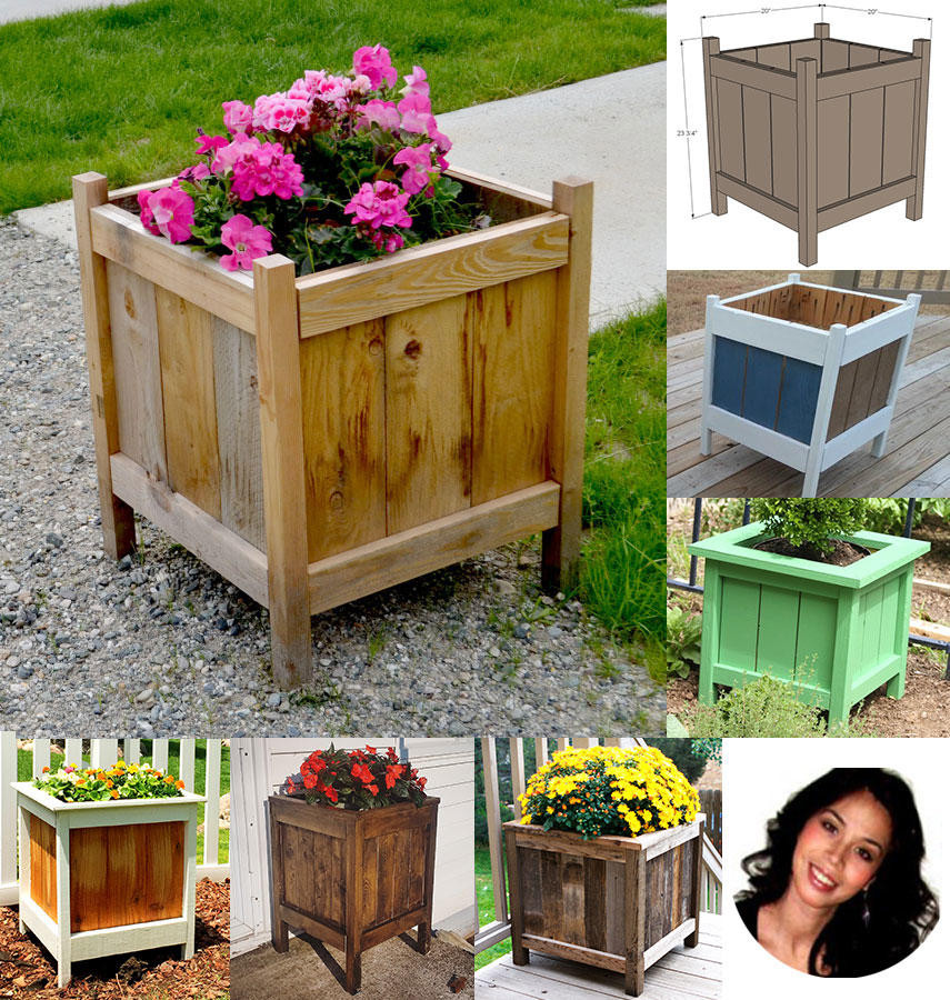 DIY Large Planter Boxes
 14 Square Planter Box Plans Best for DIY Free