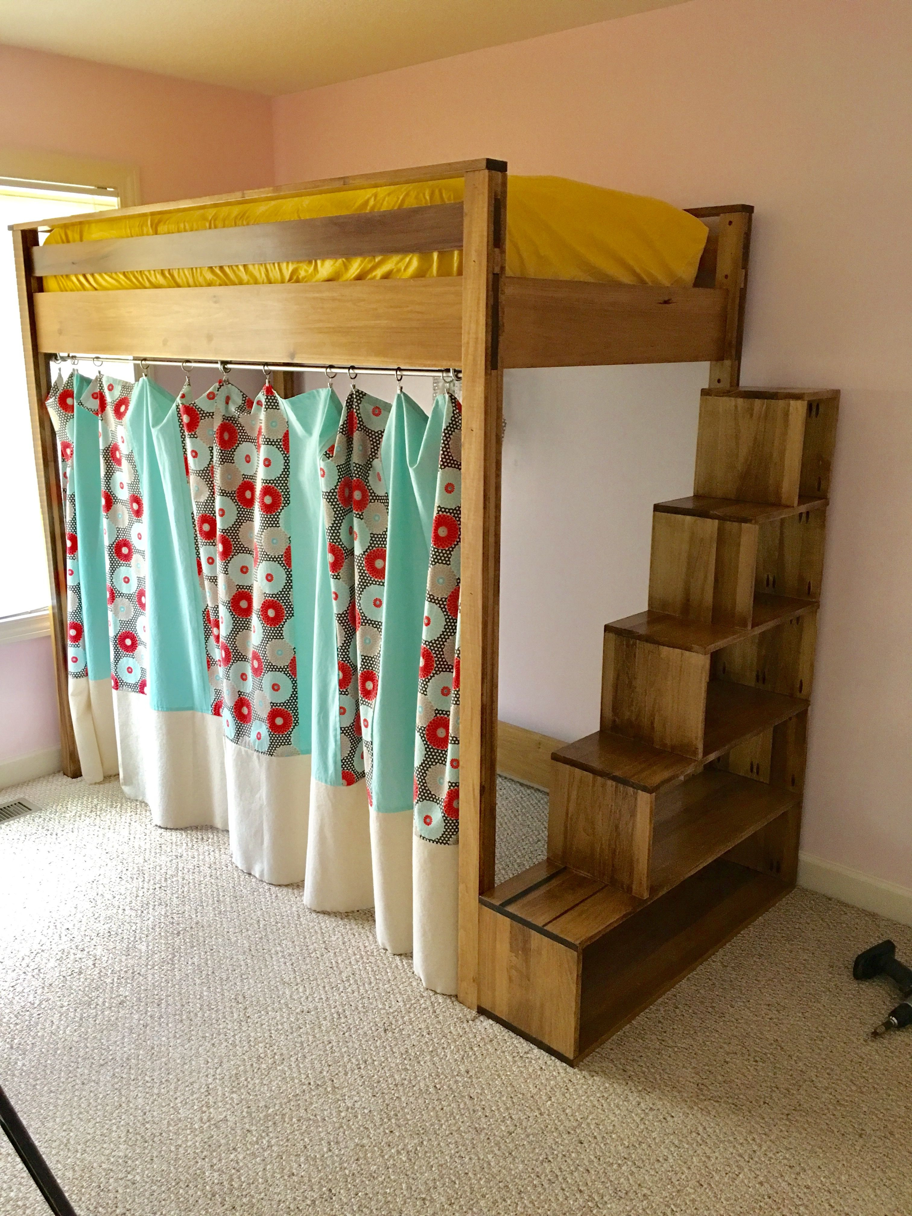 Best ideas about DIY Loft Bed With Stairs
. Save or Pin storage stairs for loft bed diy Now.