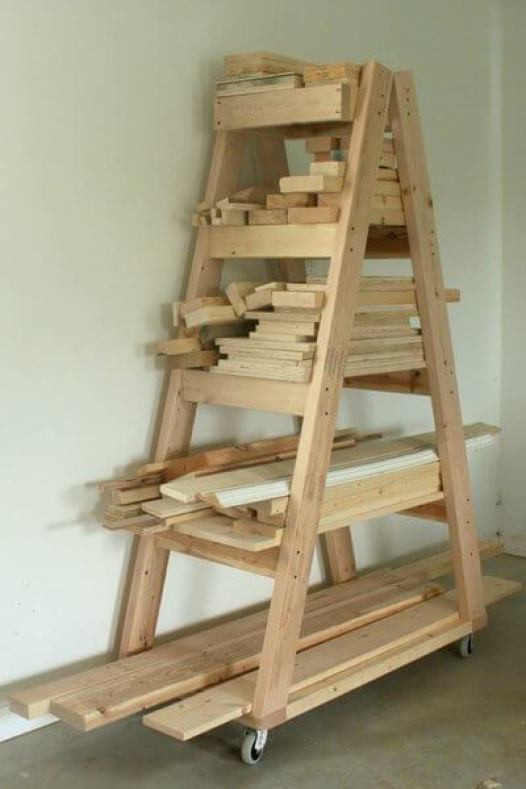 DIY Lumber Storage
 Easy Portable Lumber Rack Free DIY Plans  Rogue Engineer