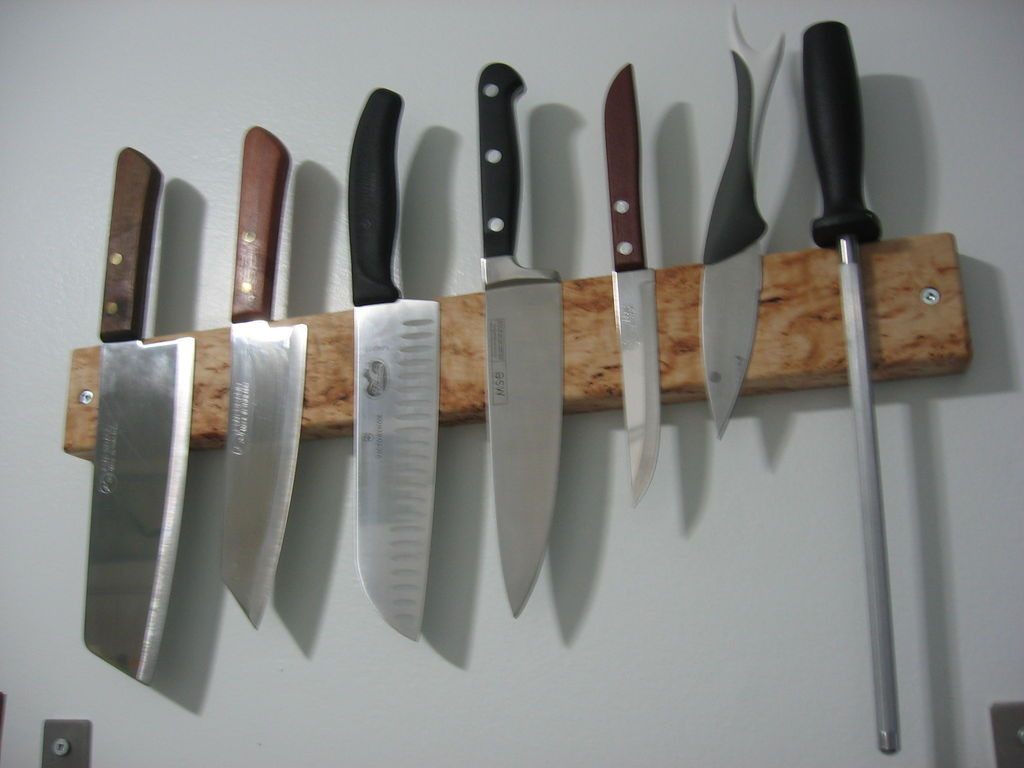 Best ideas about DIY Magnetic Knife Holder
. Save or Pin Rustic DIY Magnetic Knife Rack – Craftbnb Now.