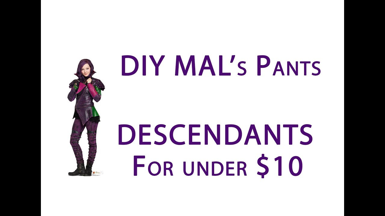Best ideas about DIY Mal Descendants Costume
. Save or Pin DIY mal s pants from descendants for $10 tutorial Now.