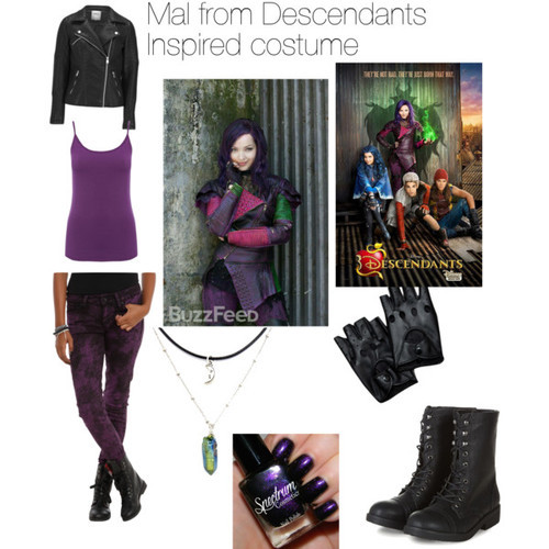 Best ideas about DIY Mal Descendants Costume
. Save or Pin diy Mal costume shared by V on We Heart It Now.
