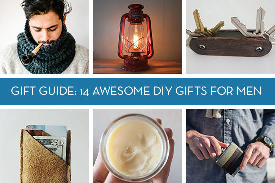 DIY Man Gifts
 Gift Guide 14 Awesome DIY Gifts for Men