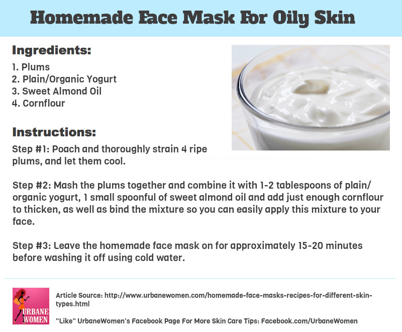 DIY Masks For Oily Skin
 Health & nutrition tips Homemade Face Mask For Oily Skin