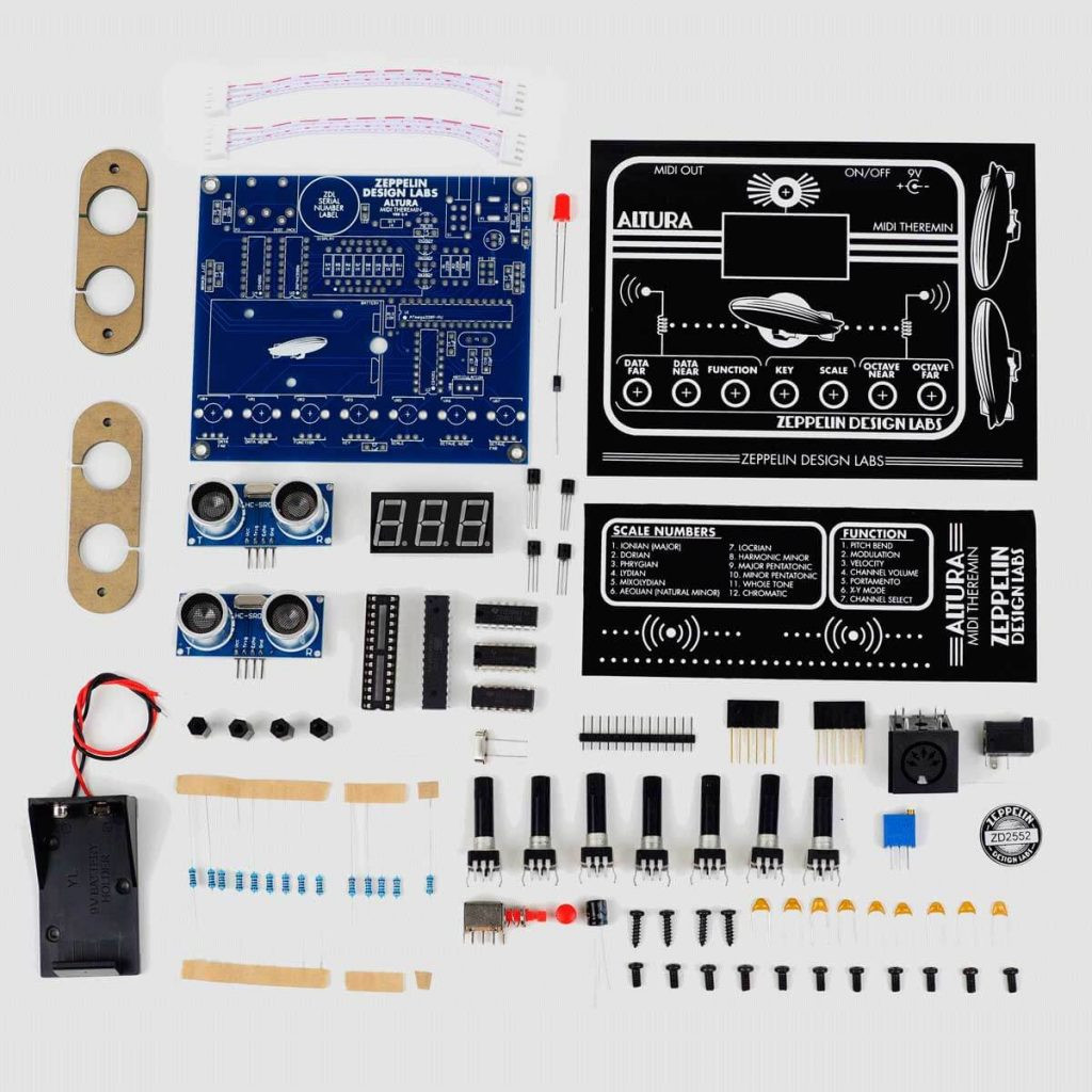 DIY Midi Controller Kit
 Altura Theremin MIDI Controller DIY kit Zeppelin Design Labs