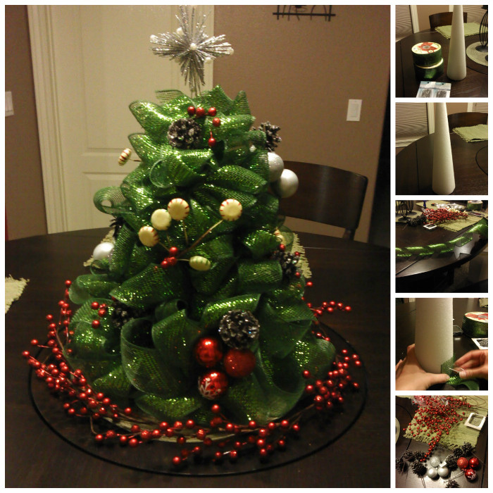 DIY Mini Christmas Tree
 Wonderful DIY Mini Pine Cone Christmas Tree