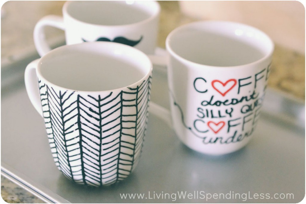 DIY Mug Designs
 Easy DIY Sharpie Mugs Sharpie Mug Project