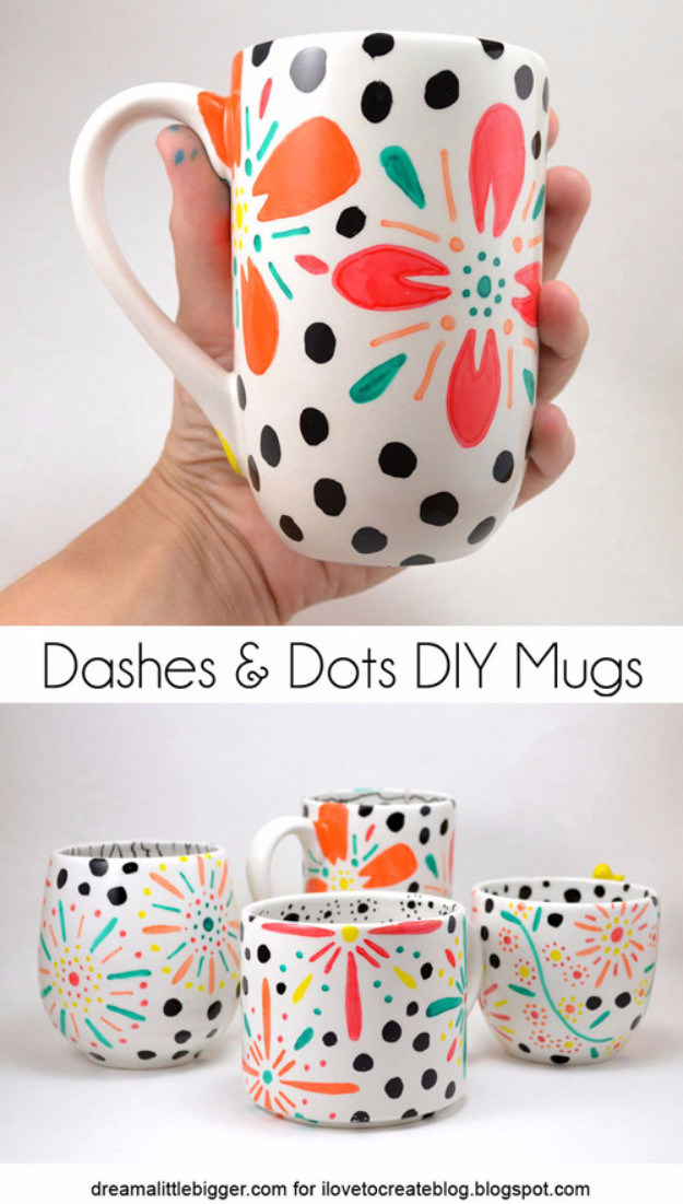 DIY Mug Designs
 16 Amazing DIY Ideas From Old Dishes That You Can Easily Make