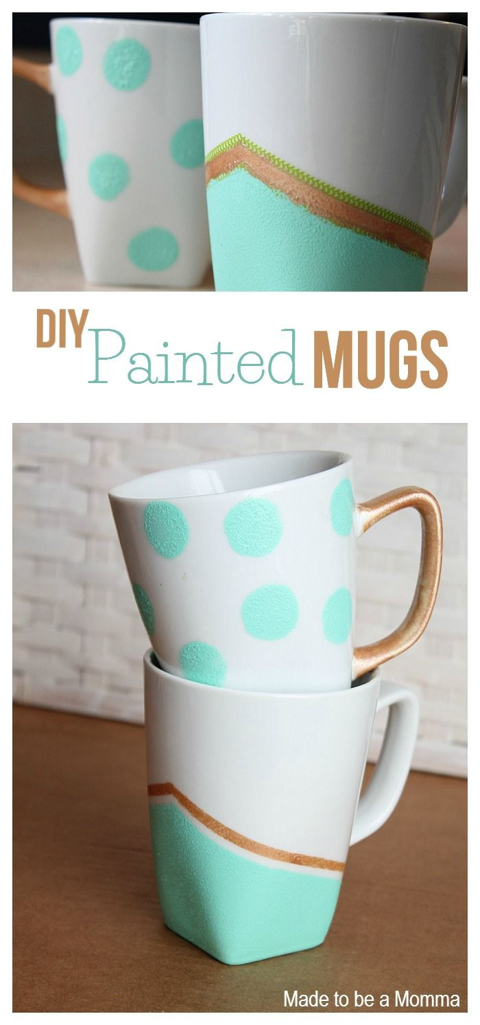 DIY Mug Designs
 DIY Projects Adorable Mugs Pretty Designs