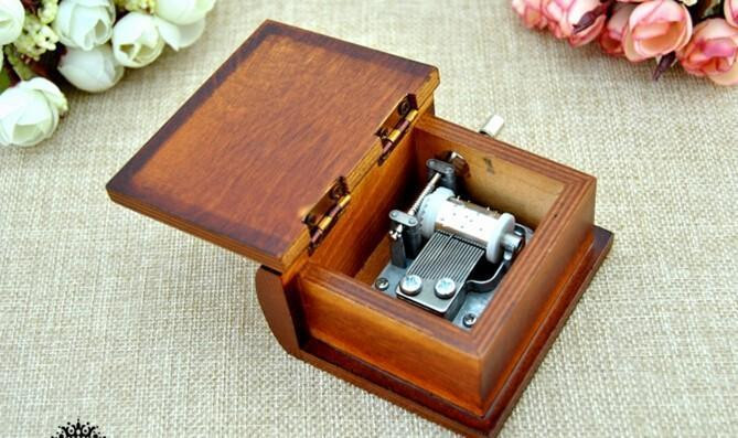 Best ideas about DIY Music Box
. Save or Pin Book Shaped Diy Wood Hand Crank Music Box Paper Tape Now.