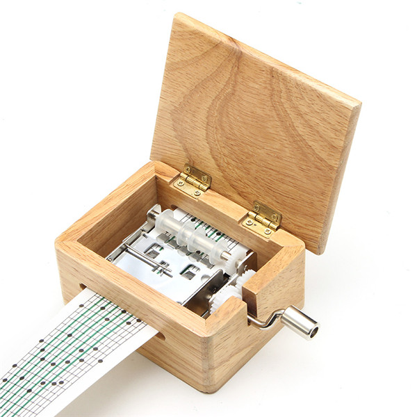 Best ideas about DIY Music Box
. Save or Pin DIY Hand cranked Music Box Wooden Box With Hole Puncher Now.