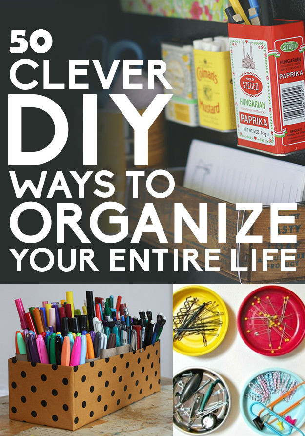 Best ideas about DIY Organization Tips
. Save or Pin 50 DIY Storage and Organization Ideas Now.