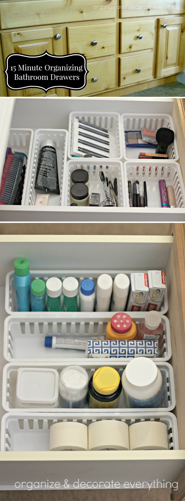 Best ideas about DIY Organization Tips
. Save or Pin Bathroom Organization Ideas DIY Projects Craft Ideas & How Now.