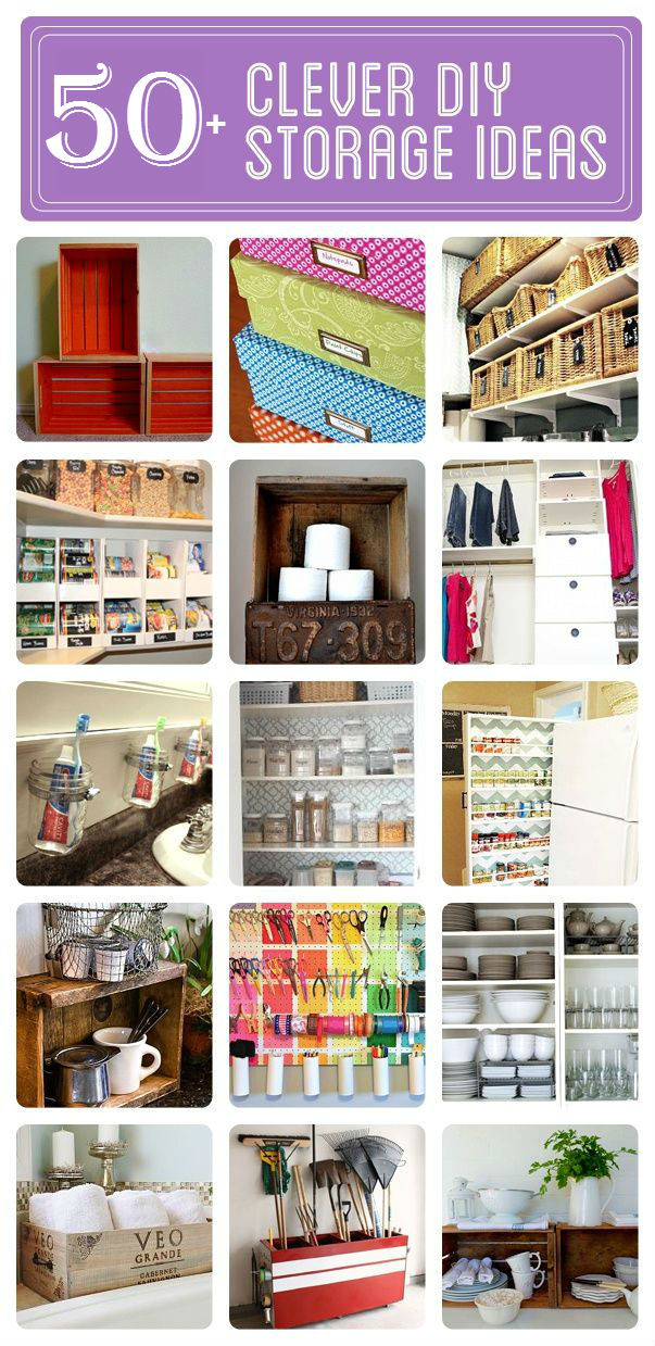 Best ideas about DIY Organization Tips
. Save or Pin 50 DIY Storage And Organization Ideas Now.