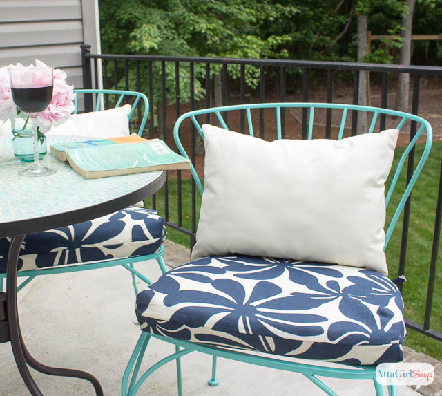 Best ideas about DIY Outdoor Cushions
. Save or Pin Porch Makeover Progress DIY Outdoor Chair Cushions Atta Now.