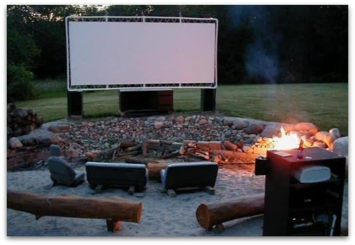 DIY Outdoor Movie Theater
 Fun Backyard Ideas these DIY ideas will make summertime