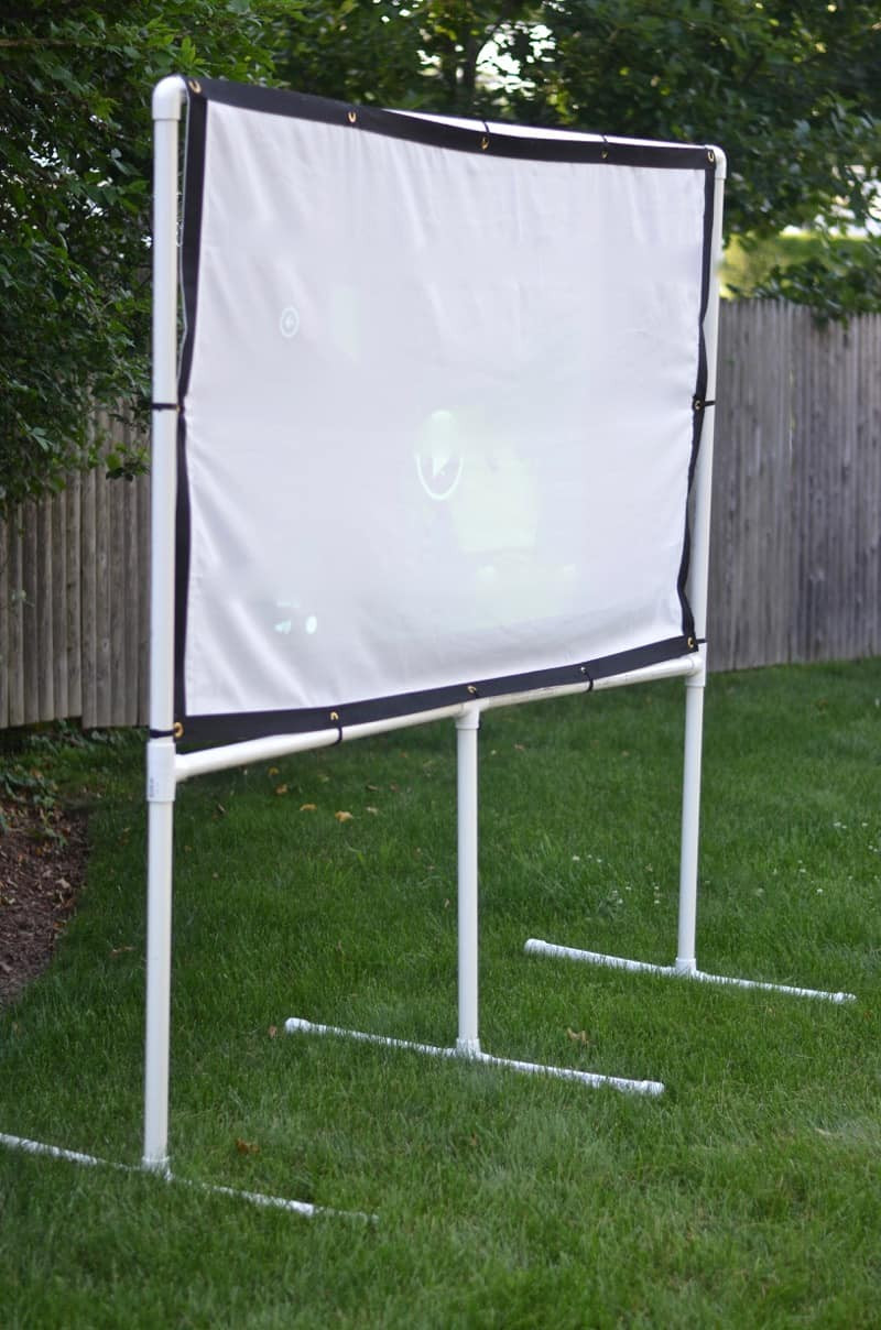 DIY Outdoor Projector Screen
 DIY Backyard Movie Screen At Charlotte s House