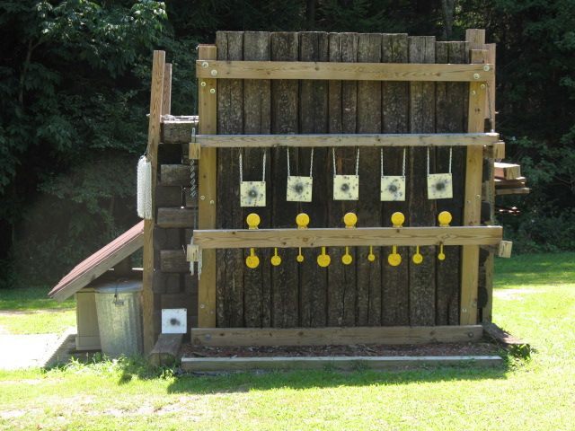 DIY Outdoor Shooting Range
 Setting up private shooting range