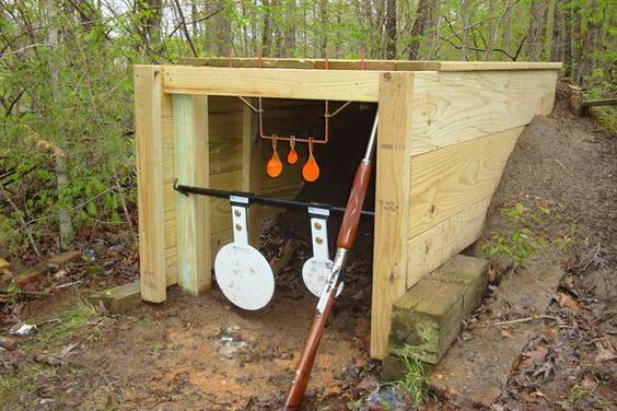 DIY Outdoor Shooting Range
 Pin by Ethan Vetsch on guns