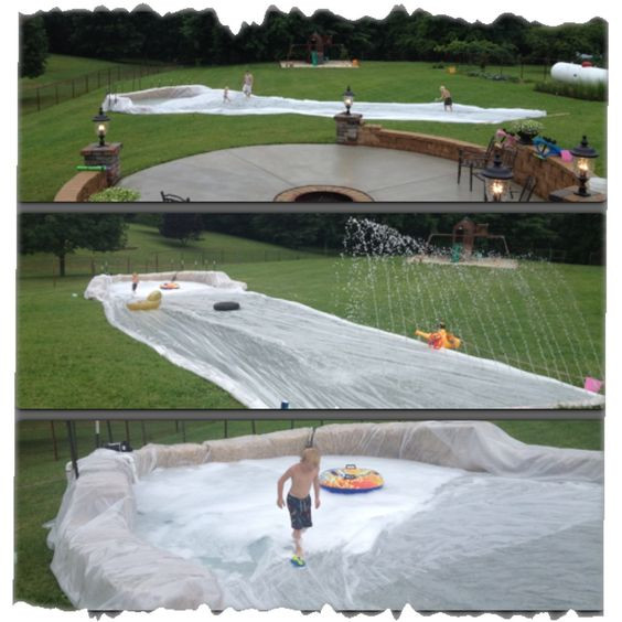 DIY Outdoor Slide
 16 Brilliant Ideas to Create Your Own DIY Backyard Waterpark