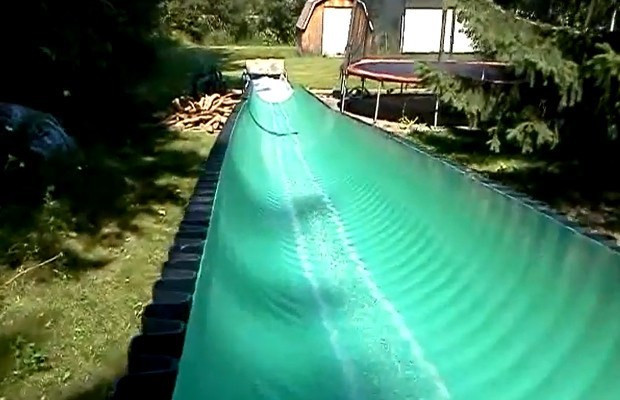 DIY Outdoor Slide
 7 Awesome Backyard Builds