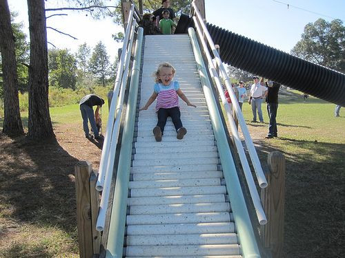 DIY Outdoor Slide
 Awesome homemade pipe slide