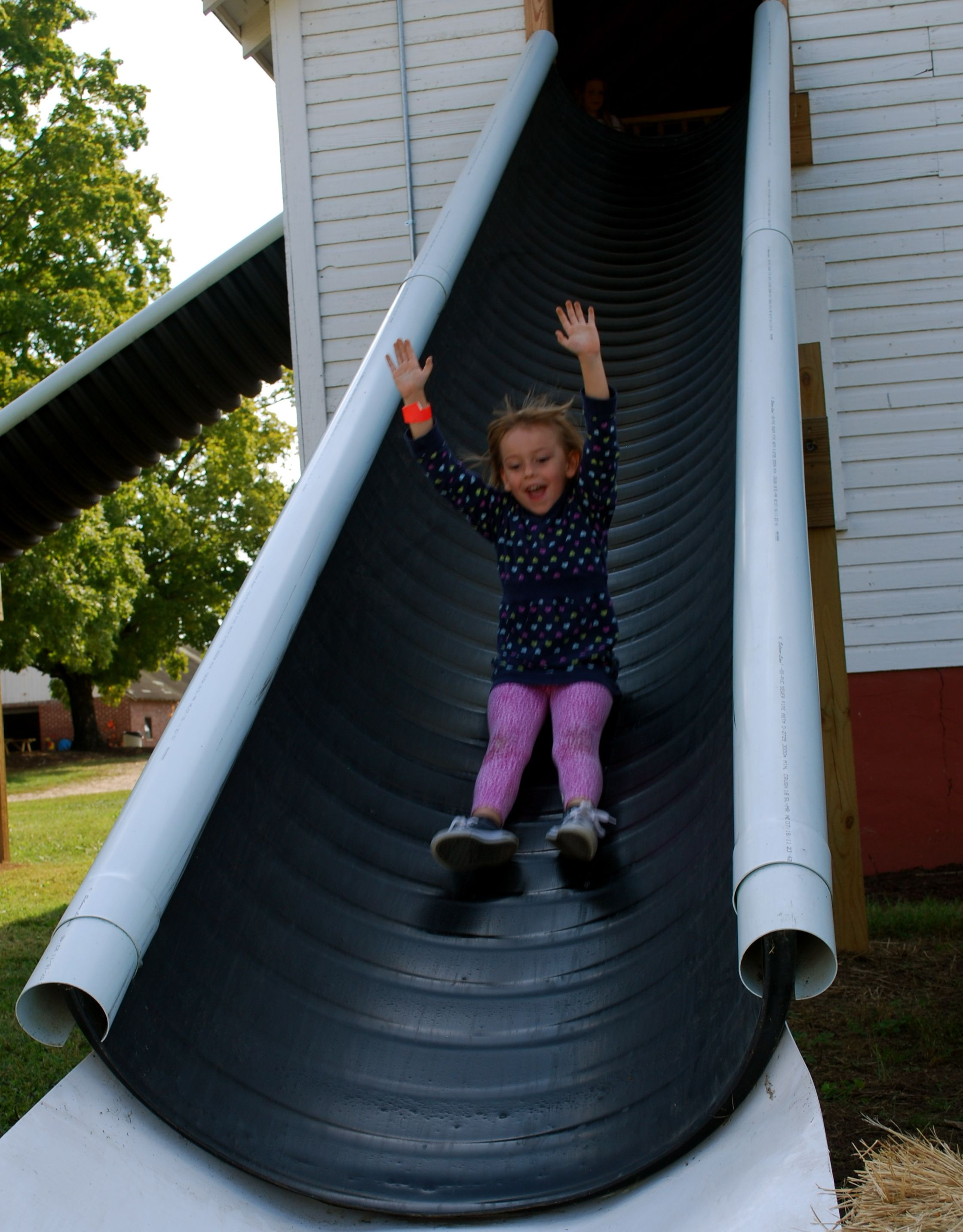 DIY Outdoor Slide
 Cheap Slide Idea diy Pinterest