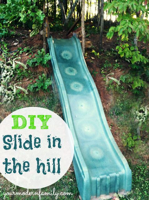 DIY Outdoor Slide
 DIY Make a Slide in the Hill Side or Yard Easy & Fun for