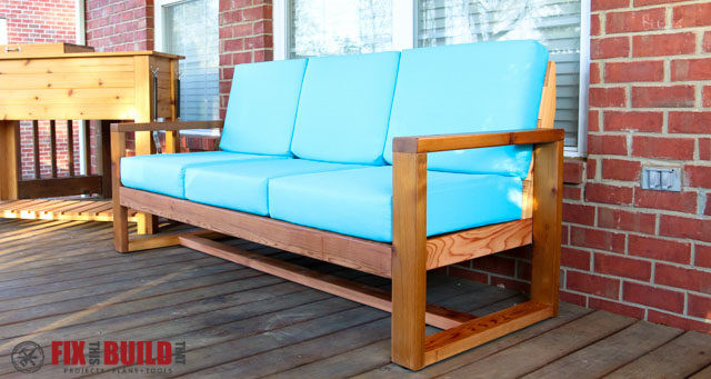 DIY Outdoor Sofa Plans
 How to Build a DIY Modern Outdoor Sofa