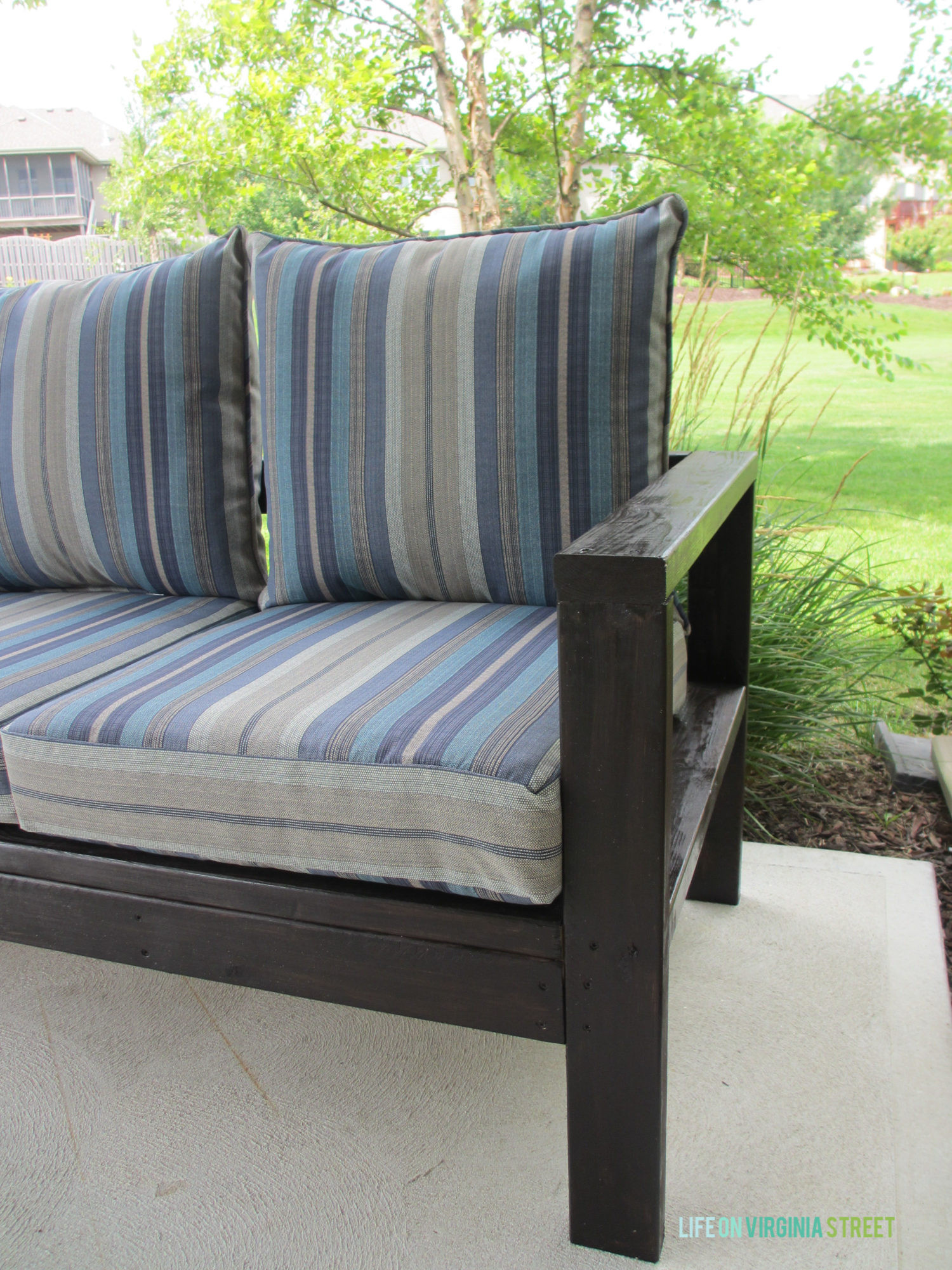 DIY Outdoor Sofa Plans
 DIY Outdoor Couch Life Virginia Street