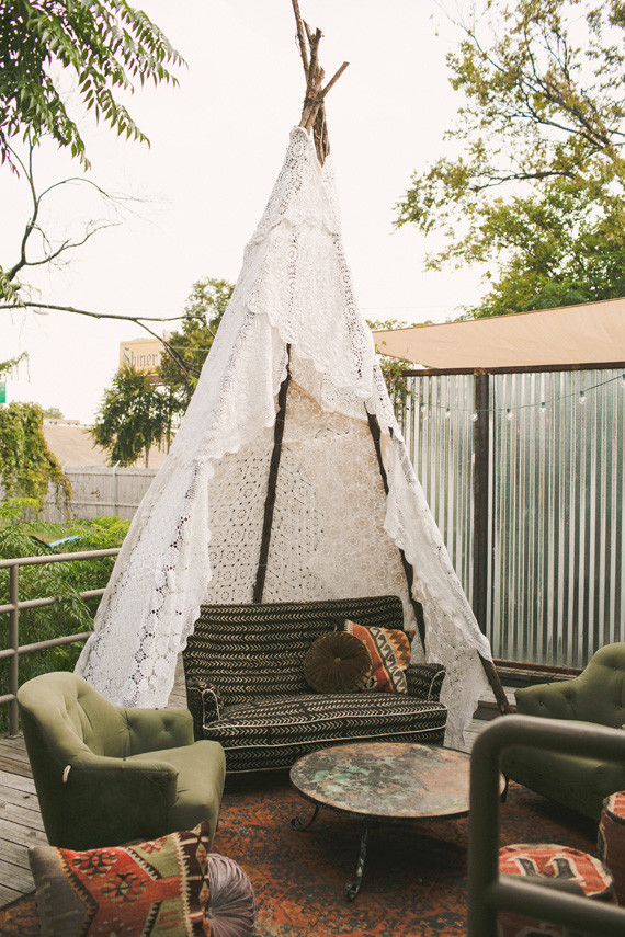 Best ideas about DIY Outdoor Teepee
. Save or Pin Bohemian Austin Texas Wedding Now.