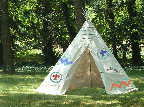Best ideas about DIY Outdoor Teepee
. Save or Pin How Tuesday Backyard Teepee Etsy Journal Now.