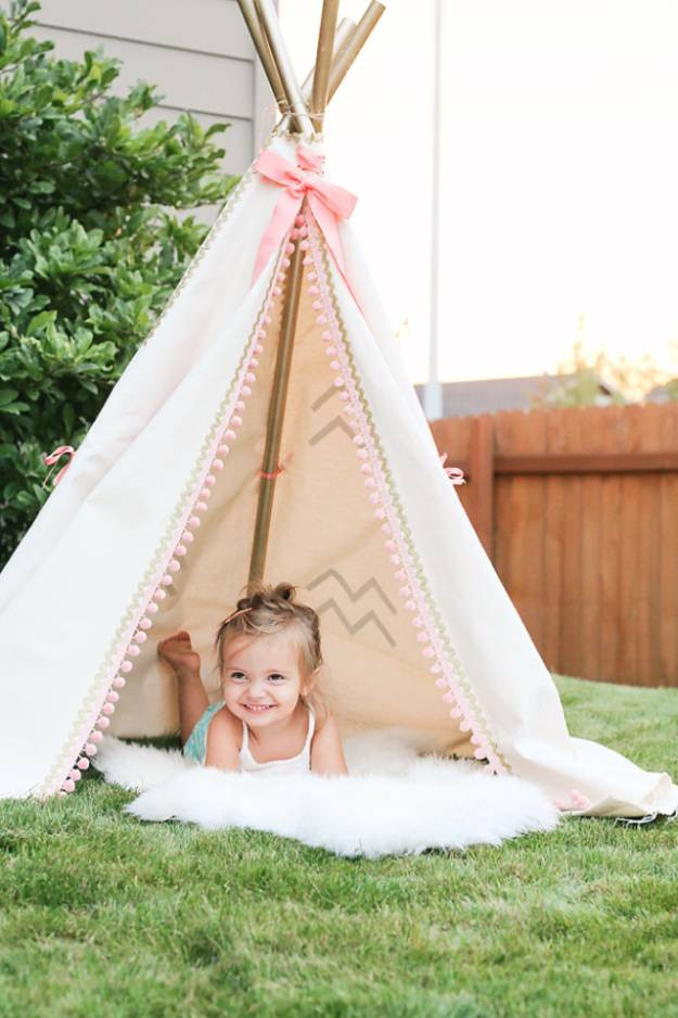 Best ideas about DIY Outdoor Teepee
. Save or Pin DIY Backyard Projects Now.