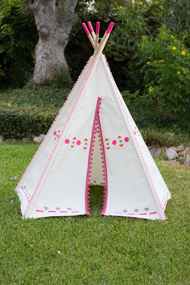 Best ideas about DIY Outdoor Teepee
. Save or Pin DIY Painted Kids Teepee Now.