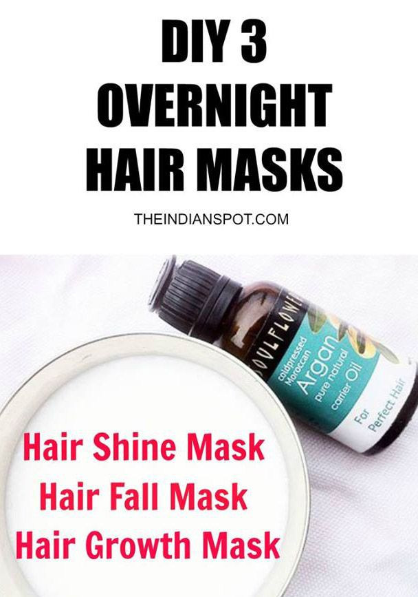 DIY Overnight Hair Mask
 DIY 3 OVERNIGHT HAIR MASKS FOR BEAUTIFUL HAIR