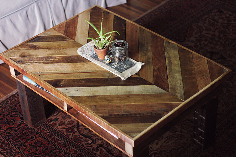 DIY Pallet Coffee Table Plans
 DIY Pallet Coffee Table The Merrythought