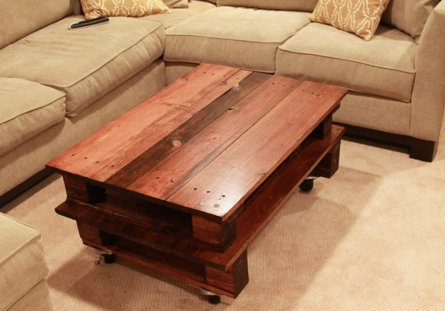 DIY Pallet Coffee Table Plans
 Diy Wooden Pallet Coffee Table Image Diy Wood Coffee Table