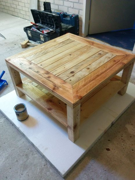 DIY Pallet Coffee Table Plans
 Diy Pallet Coffee Table Instructions WoodWorking